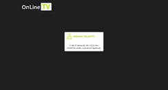 Desktop Screenshot of online-televize.cz